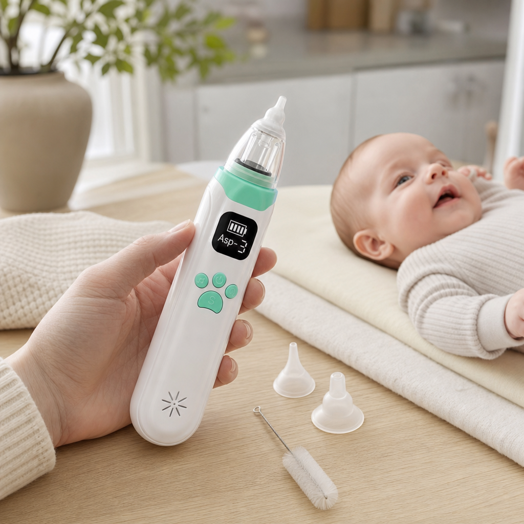 Elektrisk nässug för baby